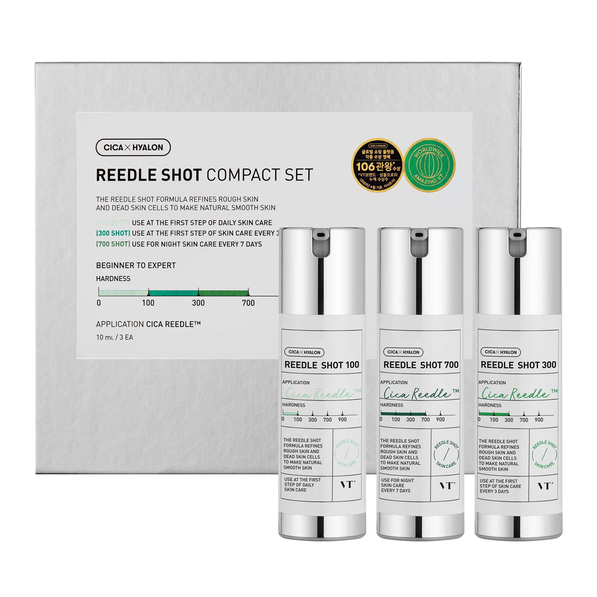 Amazon.com: VT COSMETICS Reedle Shot Compact Set | Microneedling